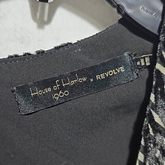 House of Harlow 1960 x Revolve Zebra Print Maxi Dress Size XS New - Picture 8 of 12